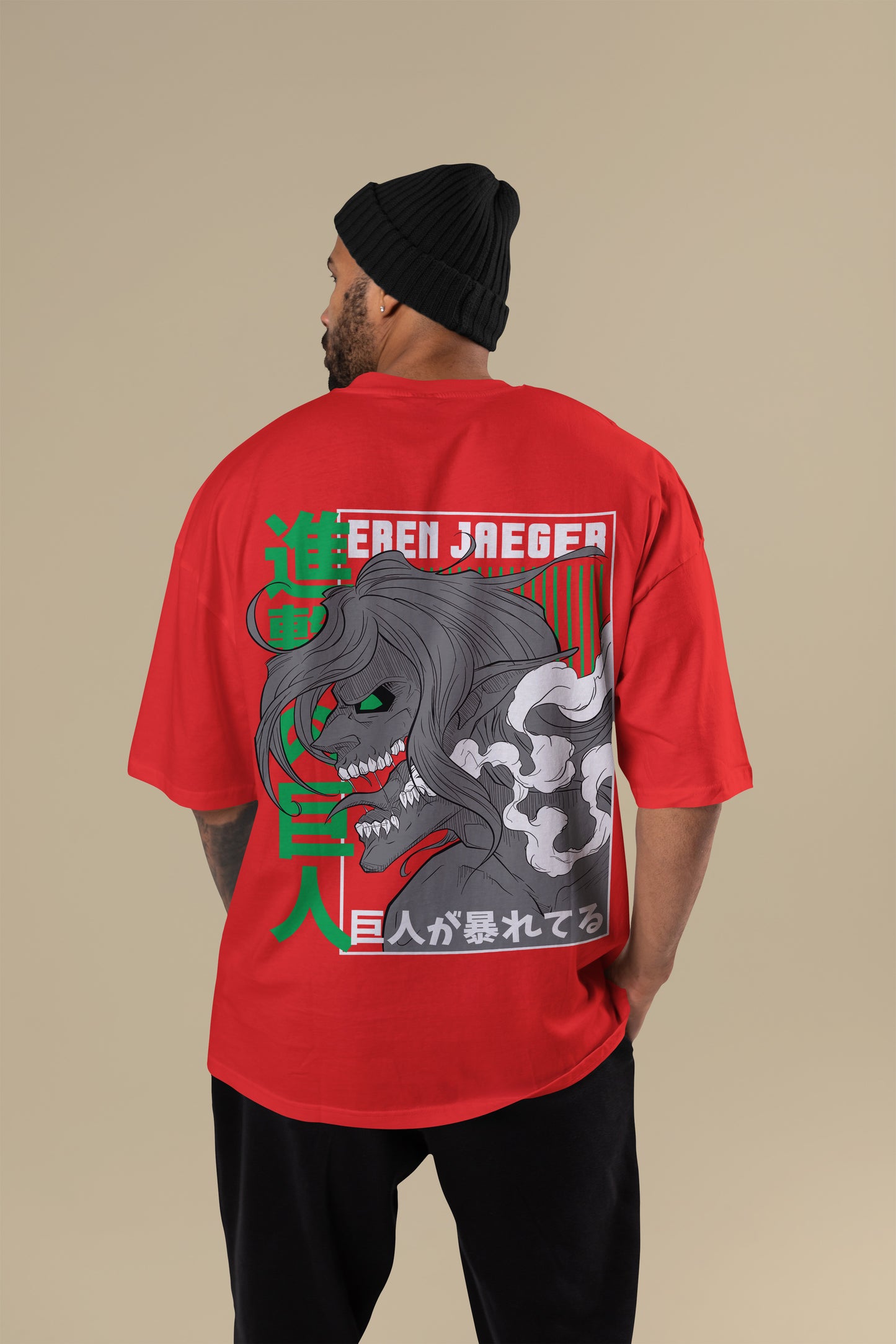 Attack On Titan – EREN JAEGER OVERSIZED TEE
