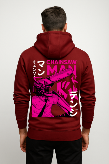 Chainsaw Man - Neon Slash Premium hoodie