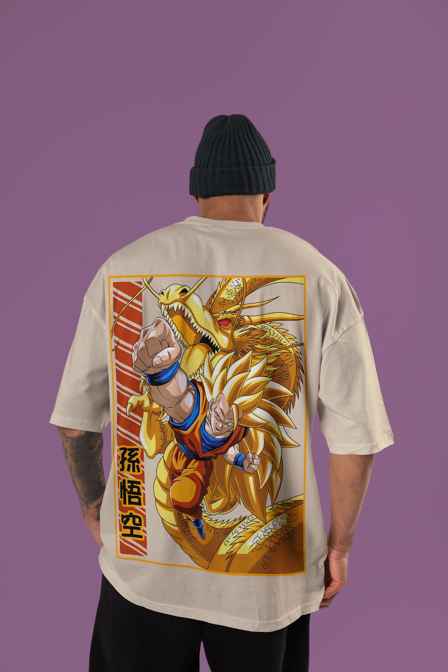 Dragon Ball Z – Saiyan Goku Oversized Tee