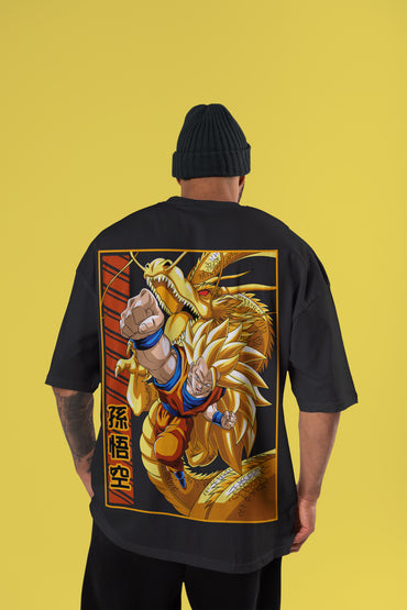 Dragon Ball Z – Saiyan Goku Oversized Tee