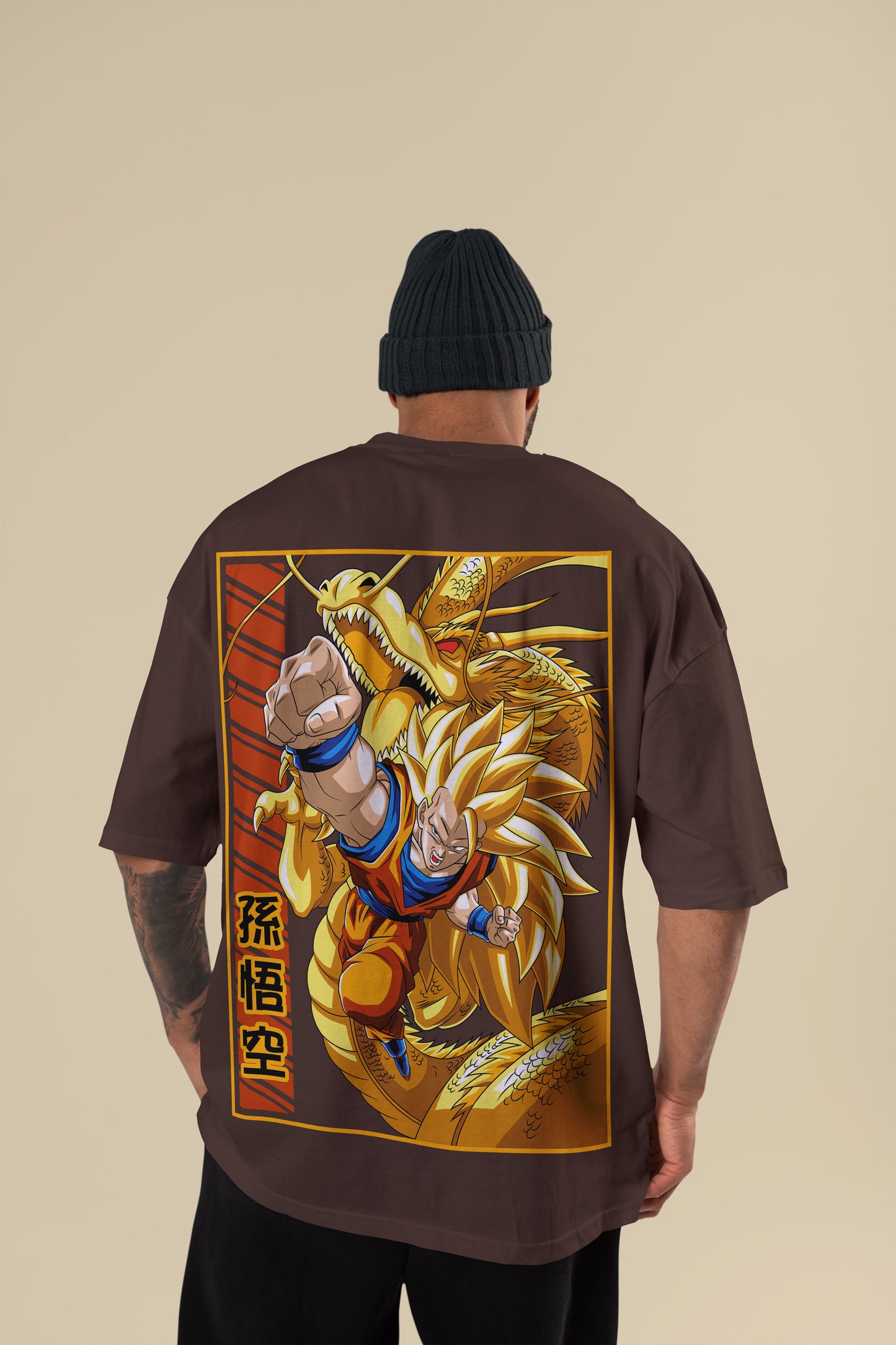 Dragon Ball Z – Saiyan Goku Oversized Tee
