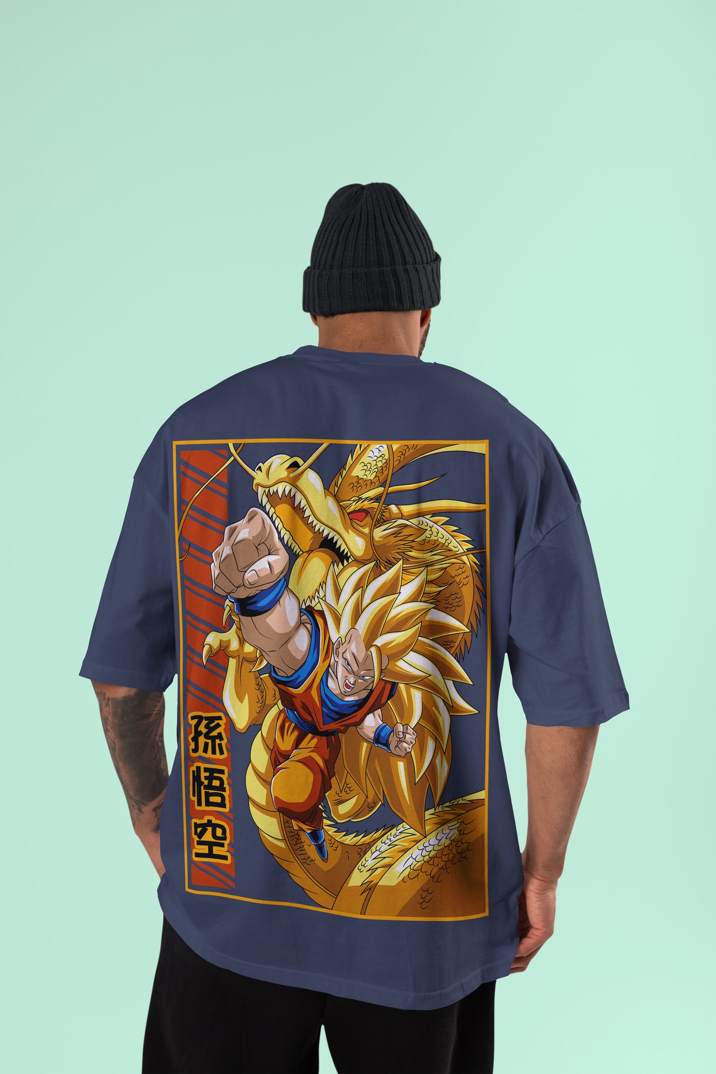 Dragon Ball Z – Saiyan Goku Oversized Tee