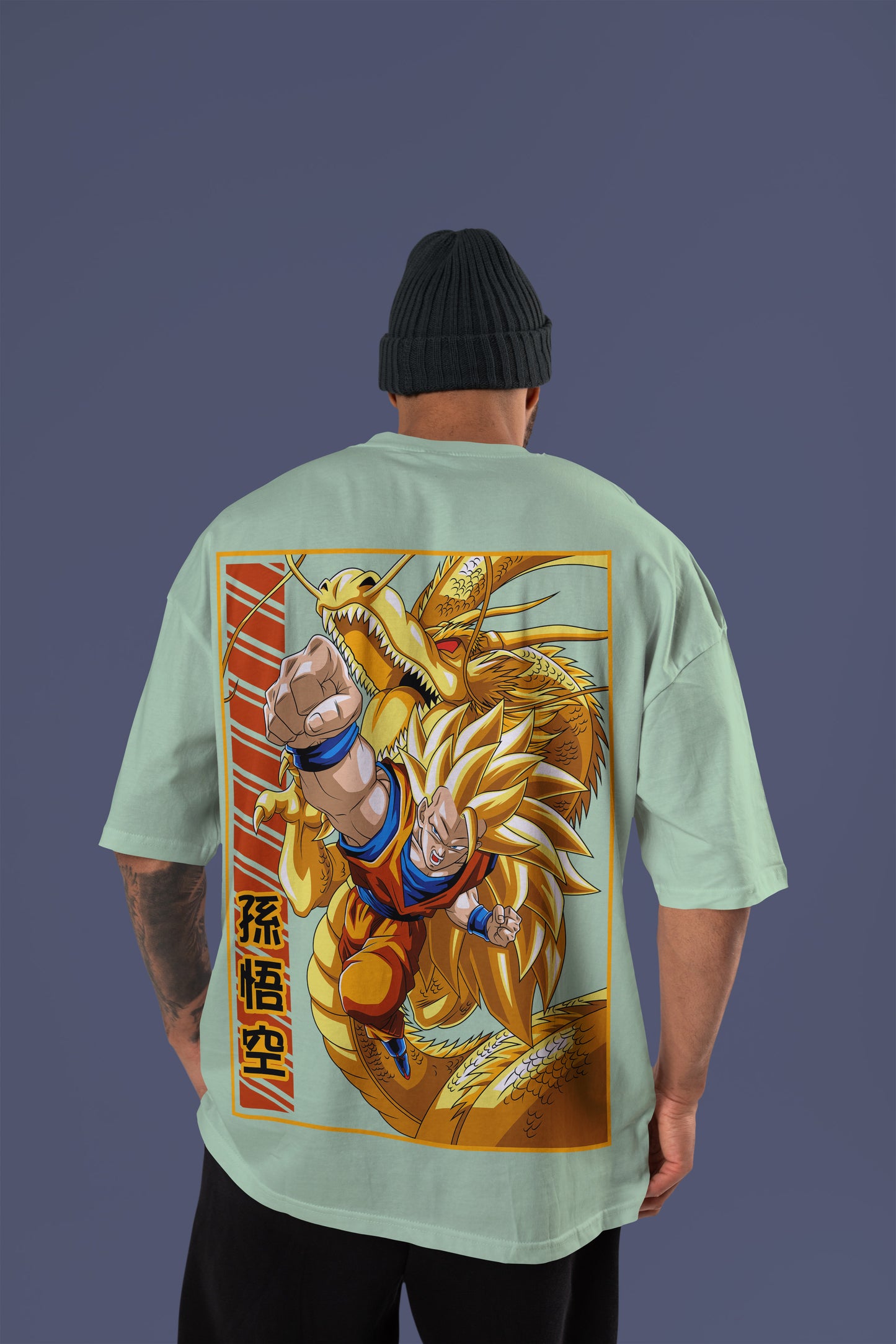 Dragon Ball Z – Saiyan Goku Oversized Tee