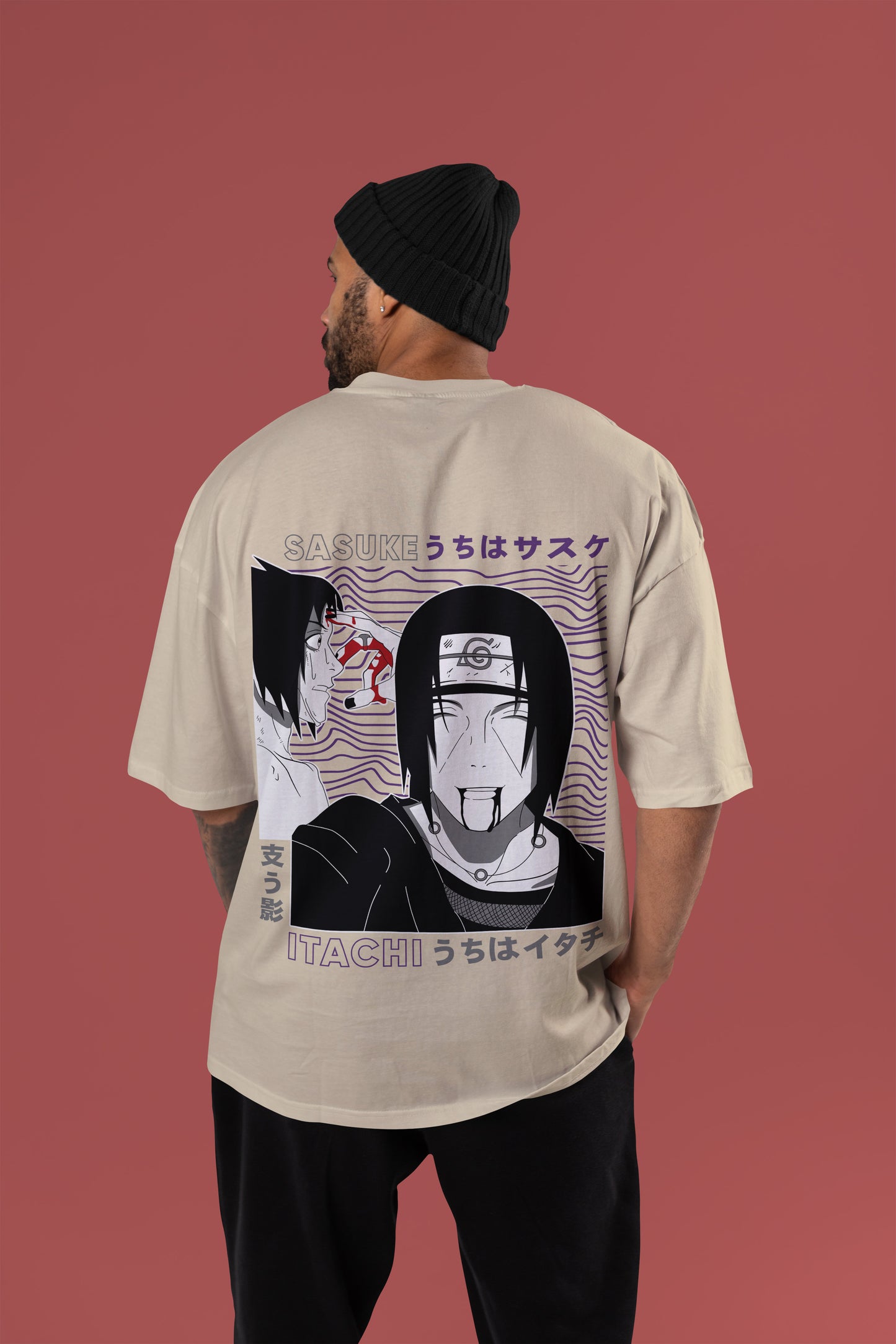 Naruto - Itachi X Sasuke Oversized T-Shirt