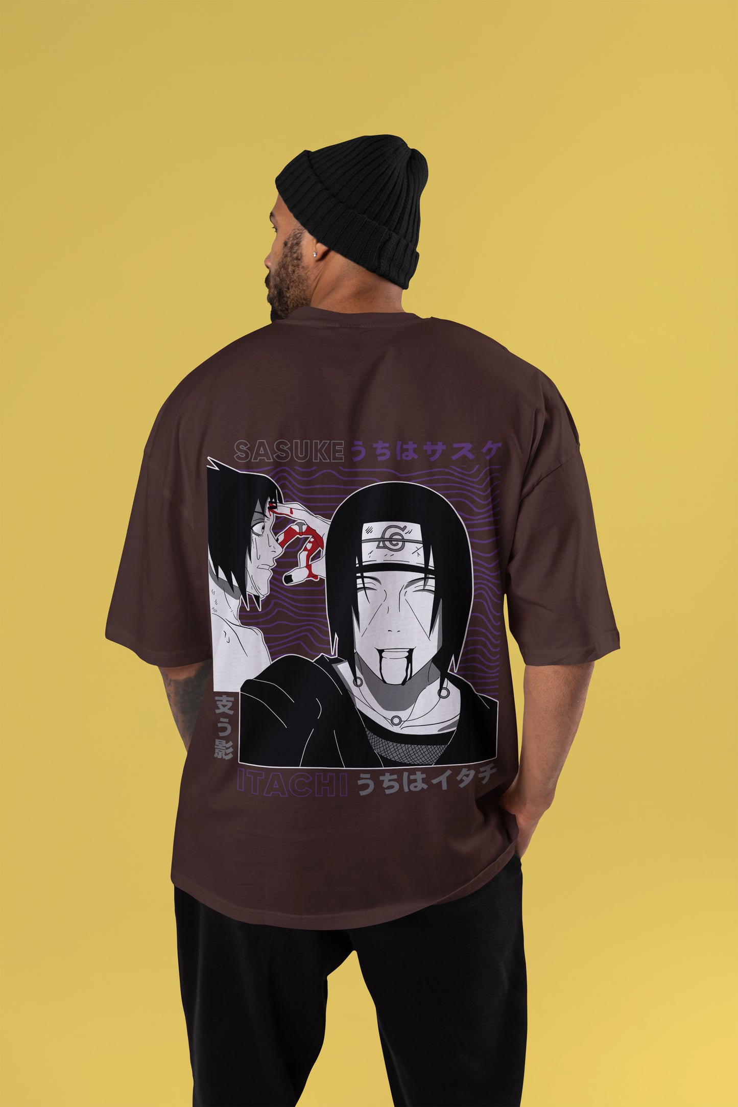 Naruto - Itachi X Sasuke Oversized T-Shirt