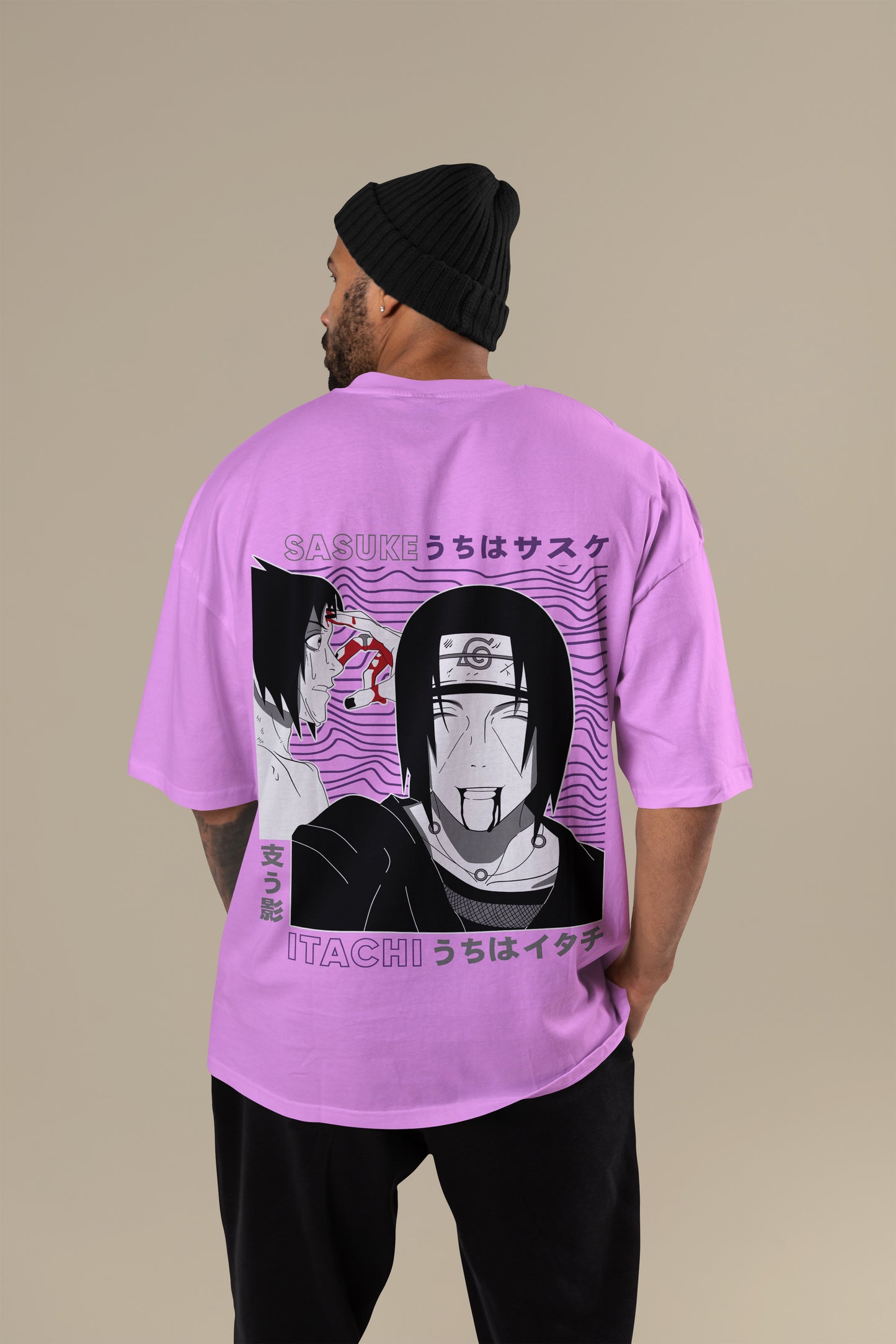 Naruto - Itachi X Sasuke Oversized T-Shirt