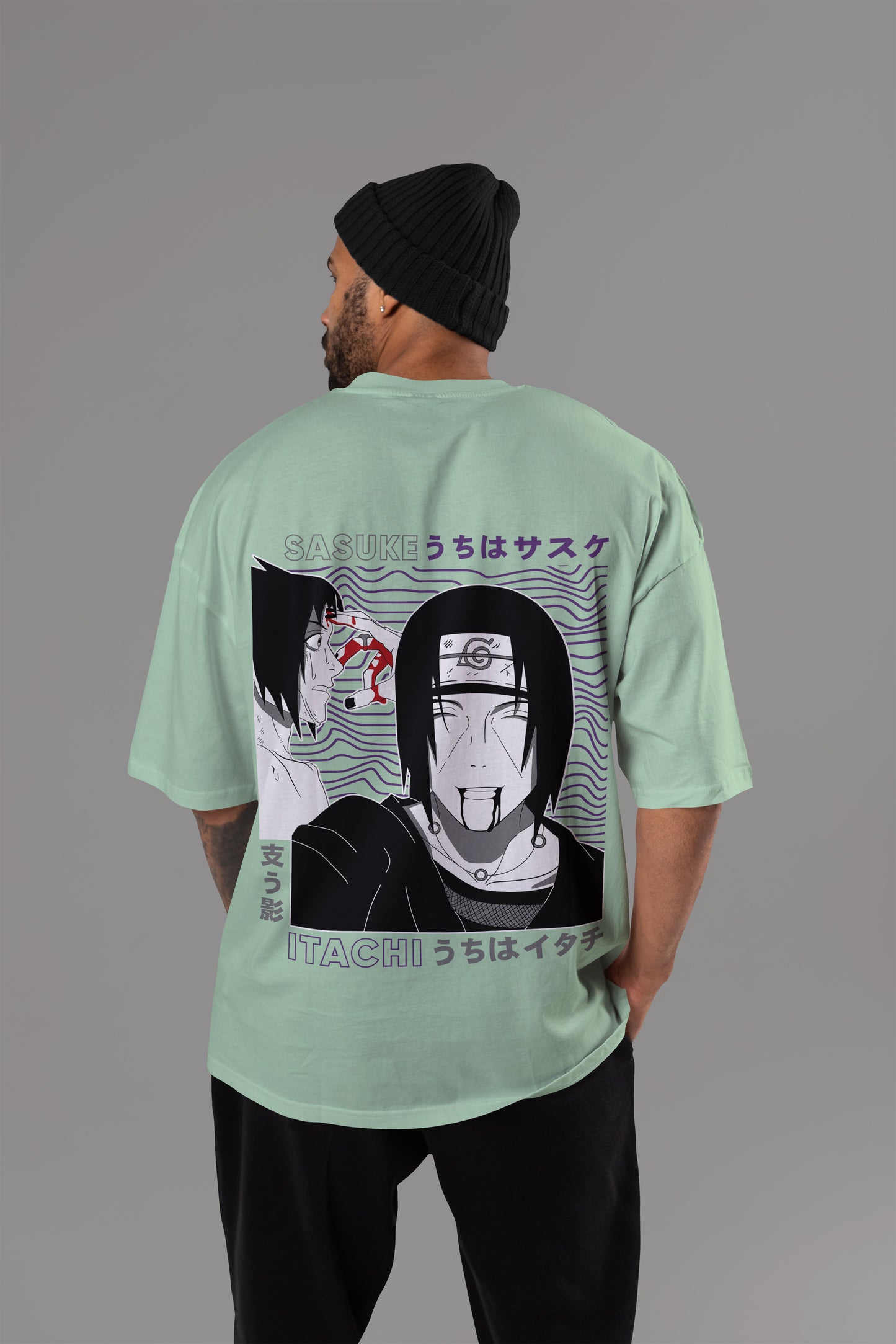 Naruto - Itachi X Sasuke Oversized T-Shirt
