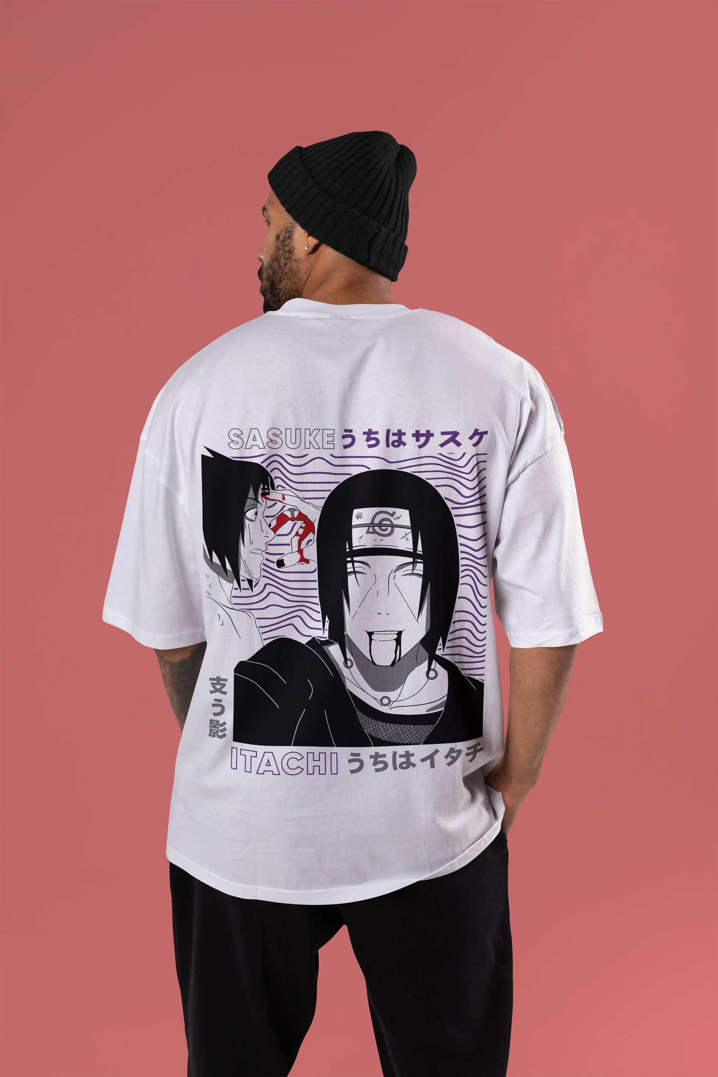Naruto - Itachi X Sasuke Oversized T-Shirt