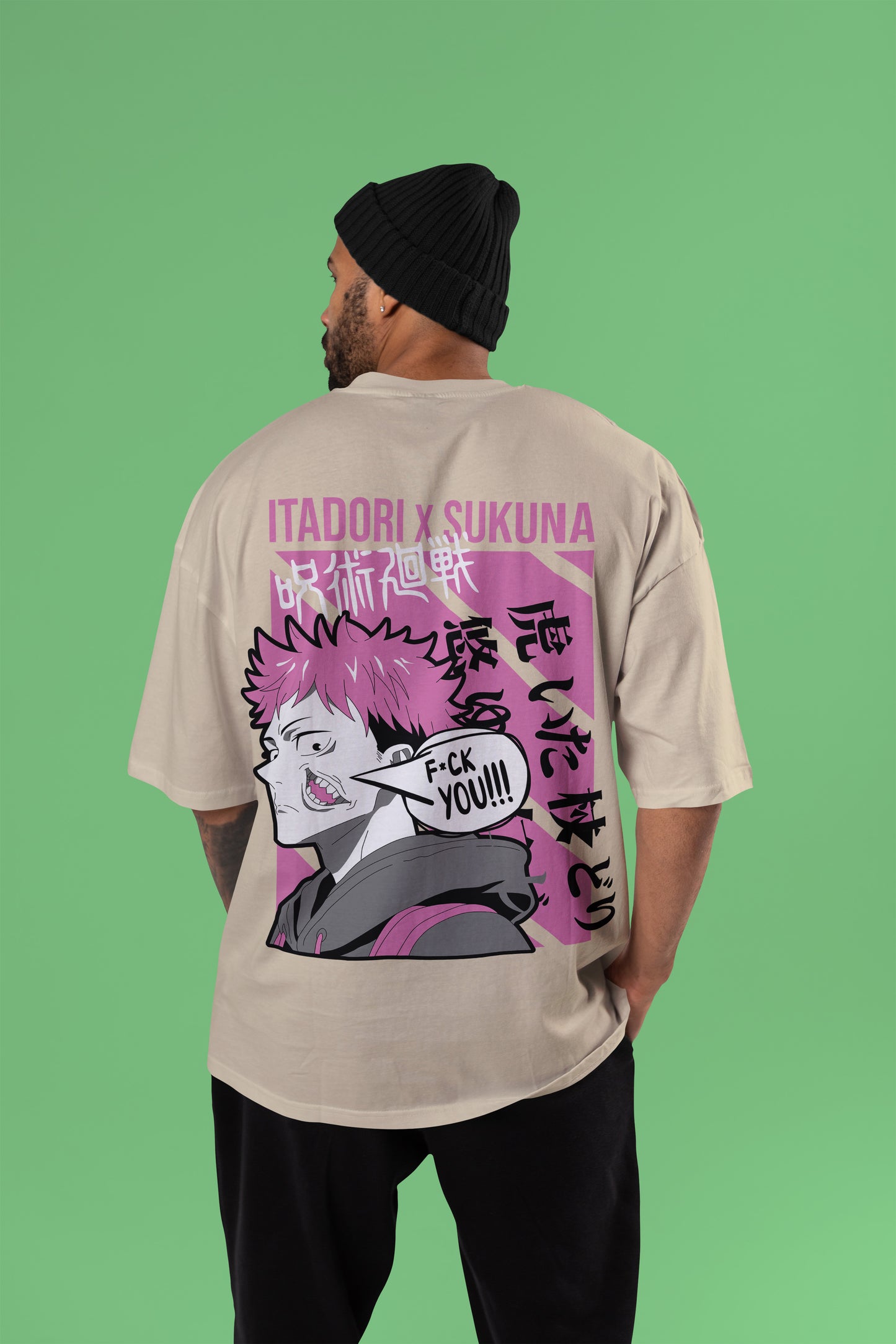 Itadori × Sukuna Oversized Tee | Jujutsu Kaisen Edition