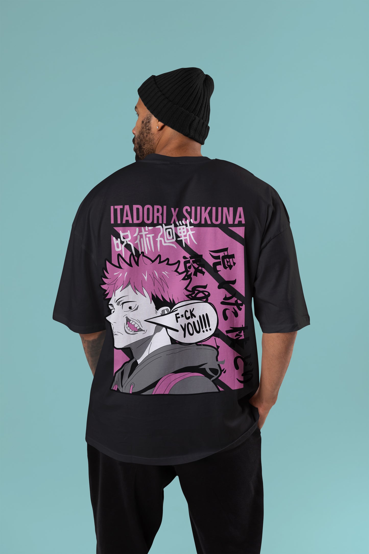 Itadori × Sukuna Oversized Tee | Jujutsu Kaisen Edition