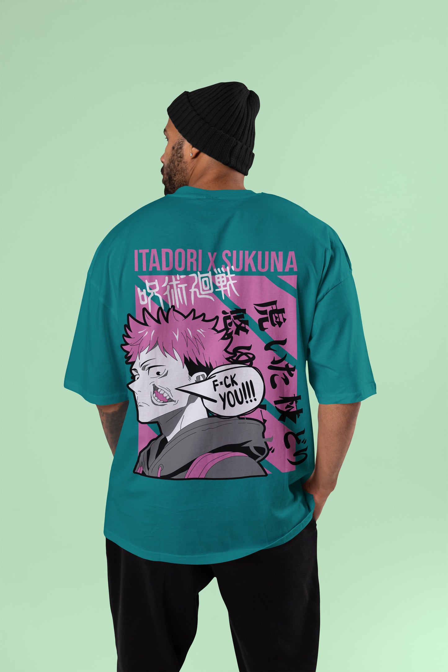 Itadori × Sukuna Oversized Tee | Jujutsu Kaisen Edition