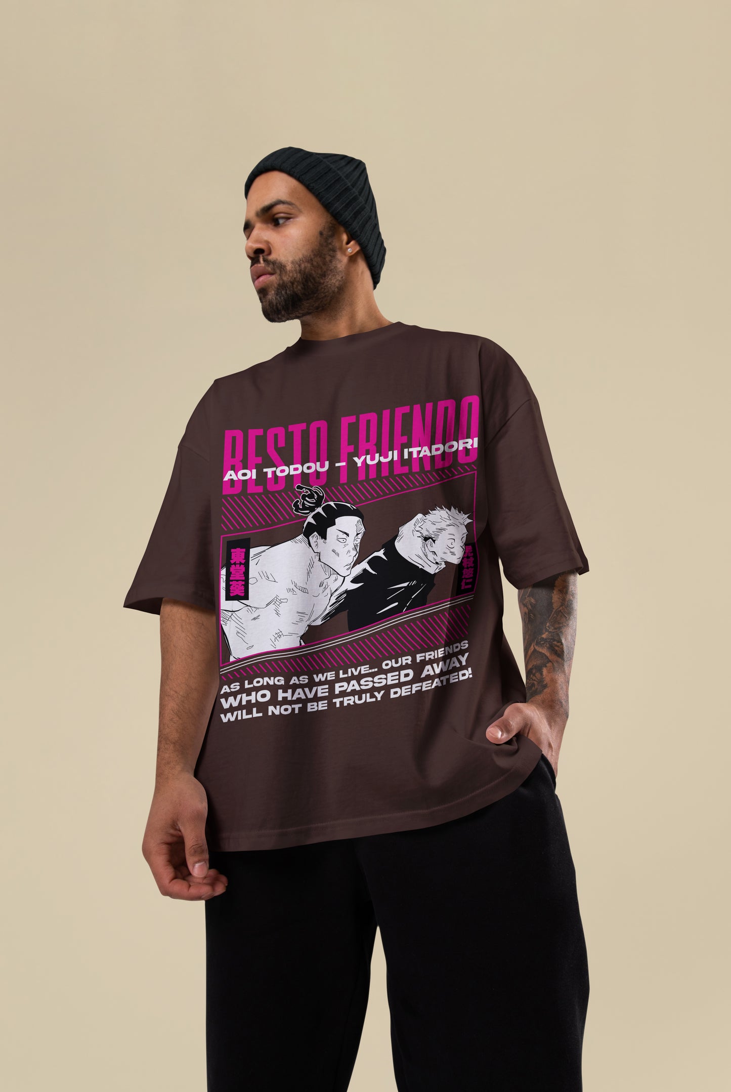 Itadori × Todo Oversized Tee | Jujutsu Kaisen Edition