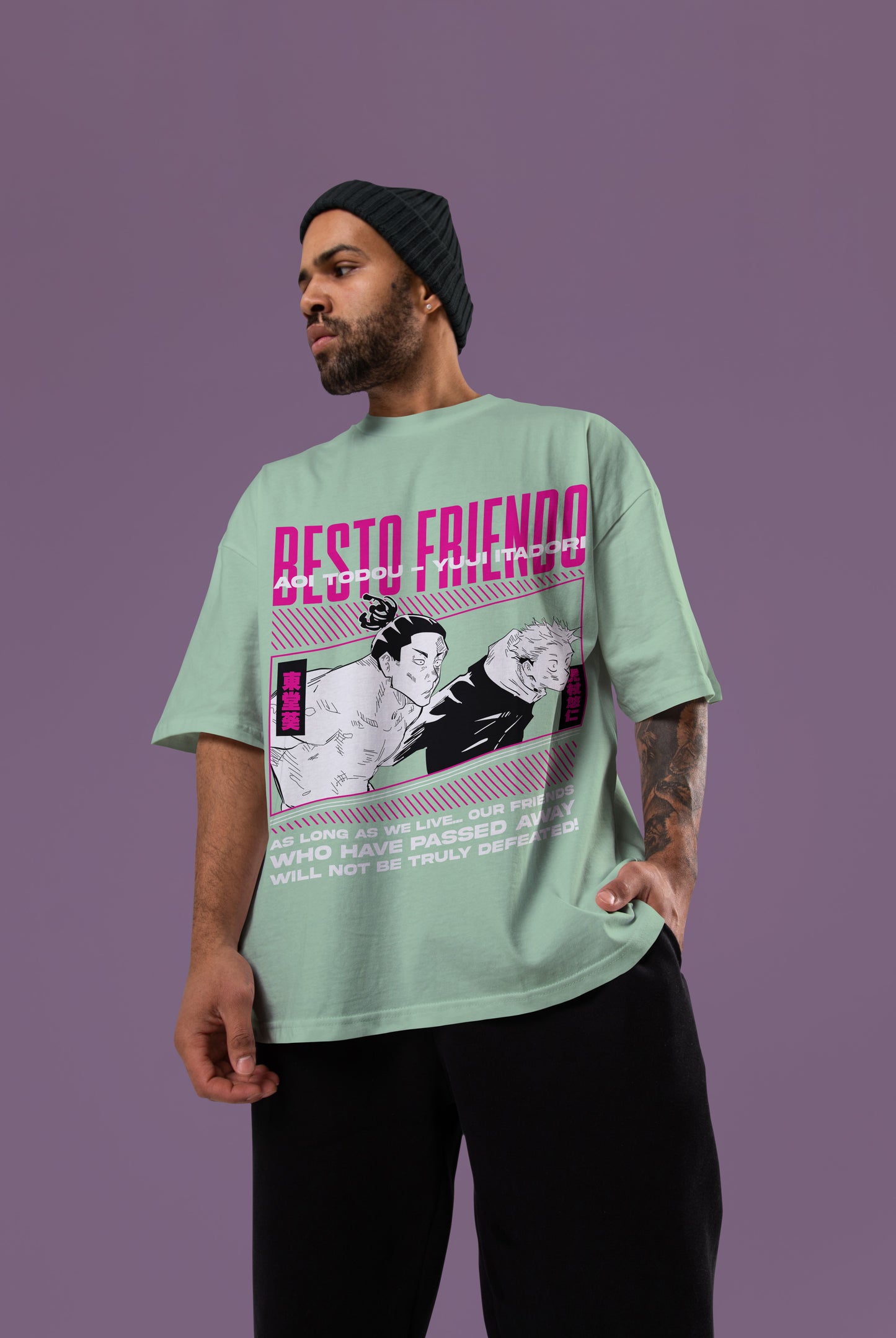 Itadori × Todo Oversized Tee | Jujutsu Kaisen Edition