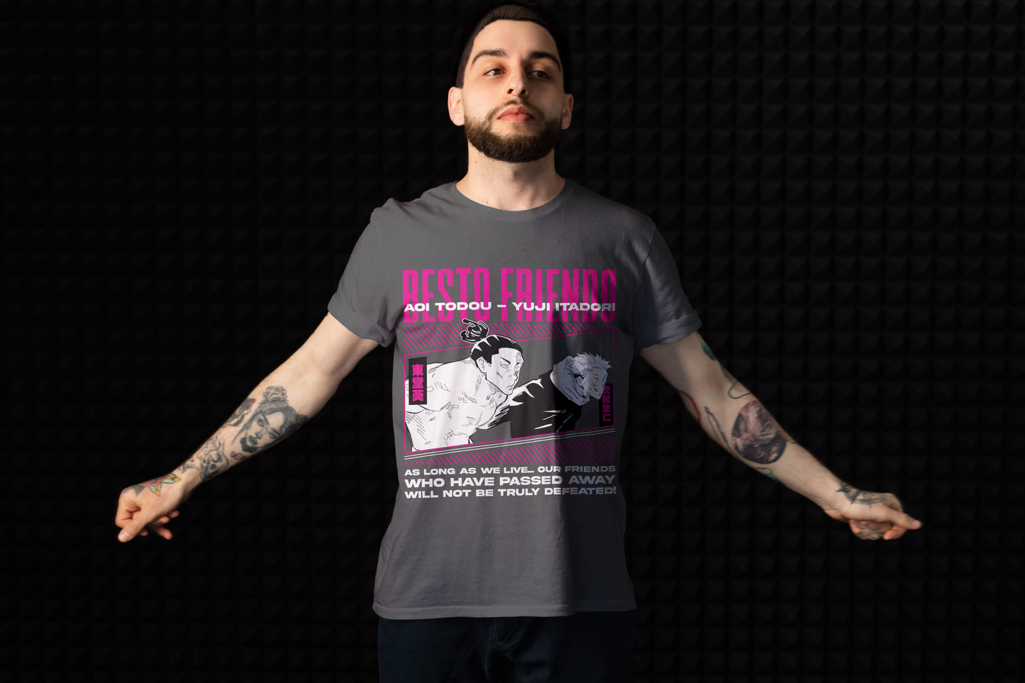 Besto Friendo Vibes – Itadori x Toudou Tee | Jujutsu Kaisen Edition