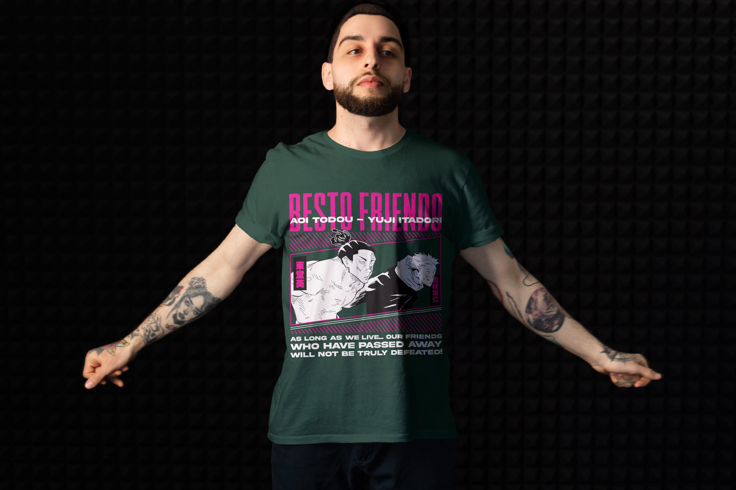 Besto Friendo Vibes – Itadori x Toudou Tee | Jujutsu Kaisen Edition