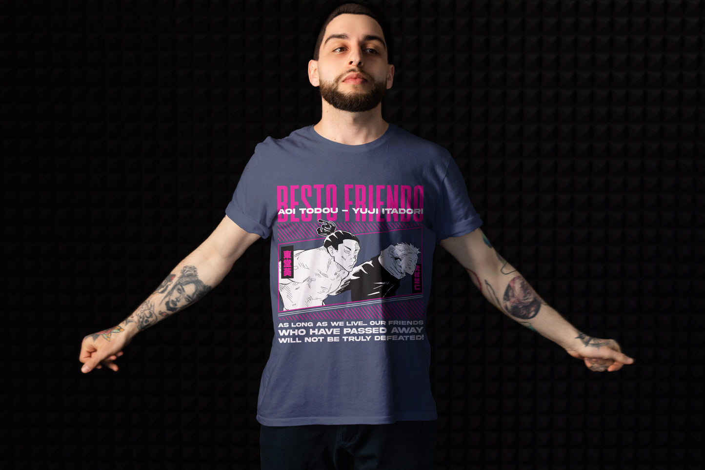 Besto Friendo Vibes – Itadori x Toudou Tee | Jujutsu Kaisen Edition
