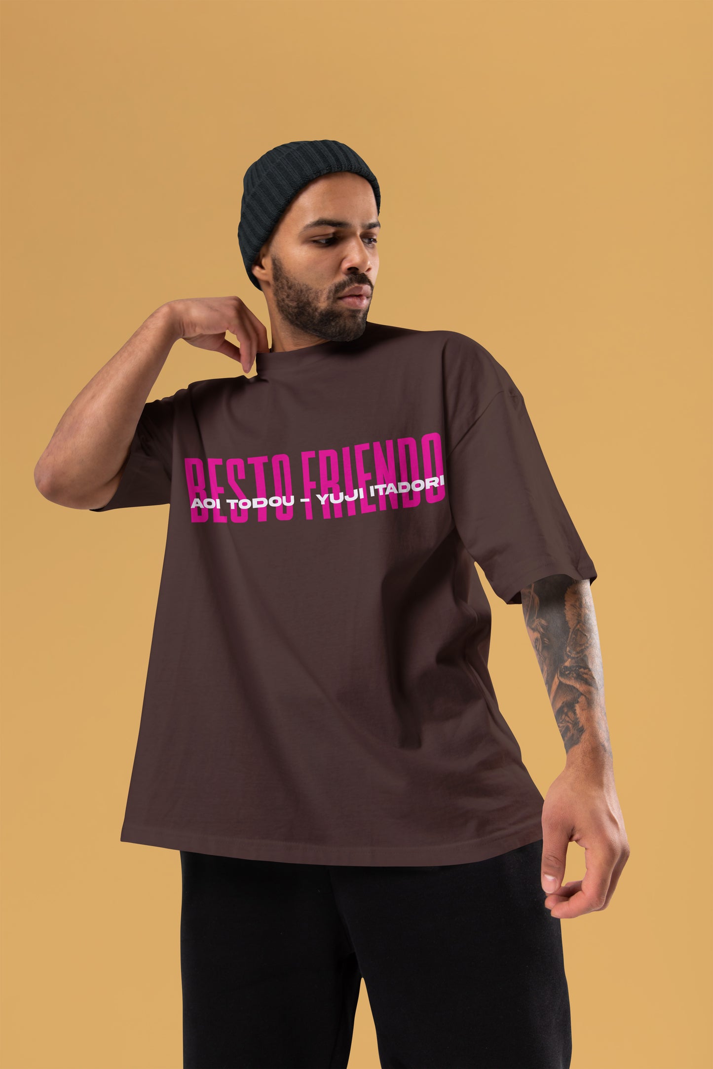 Besto Friendo - Itadori × Todo Oversized Tee | Jujutsu Kaisen Edition