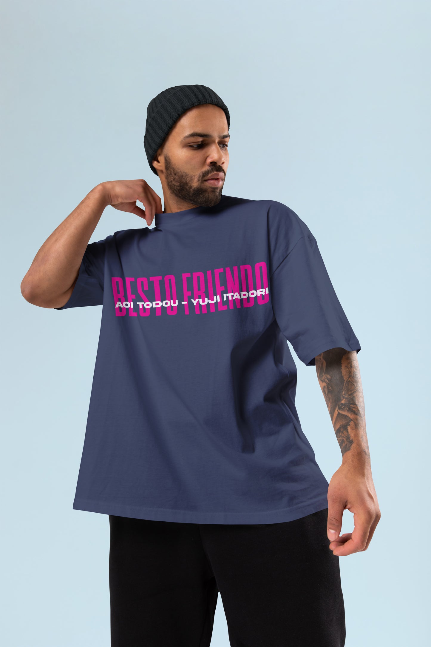 Besto Friendo - Itadori × Todo Oversized Tee | Jujutsu Kaisen Edition