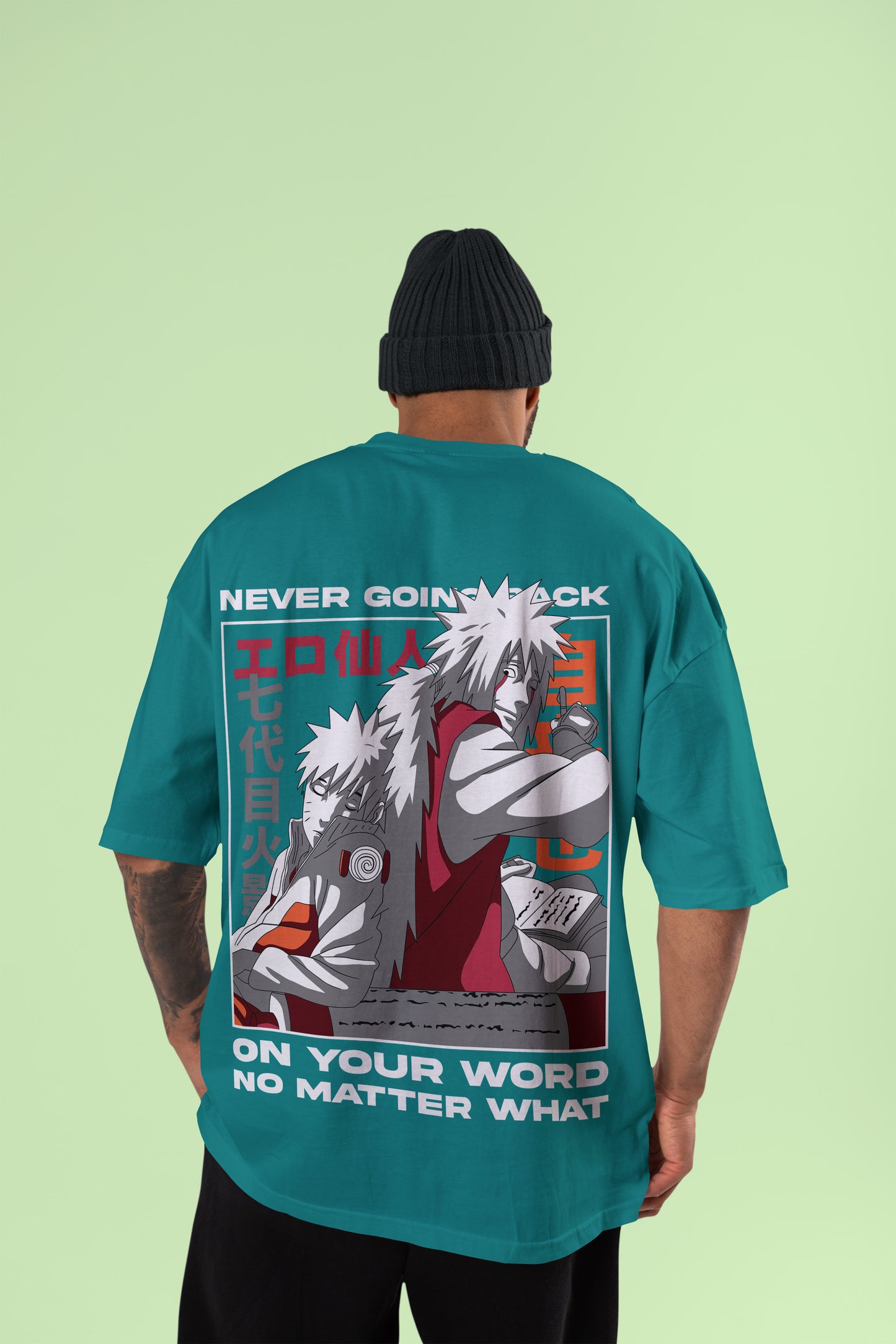 Naruto - Naruto X Jiraiya Oversized T-Shirt