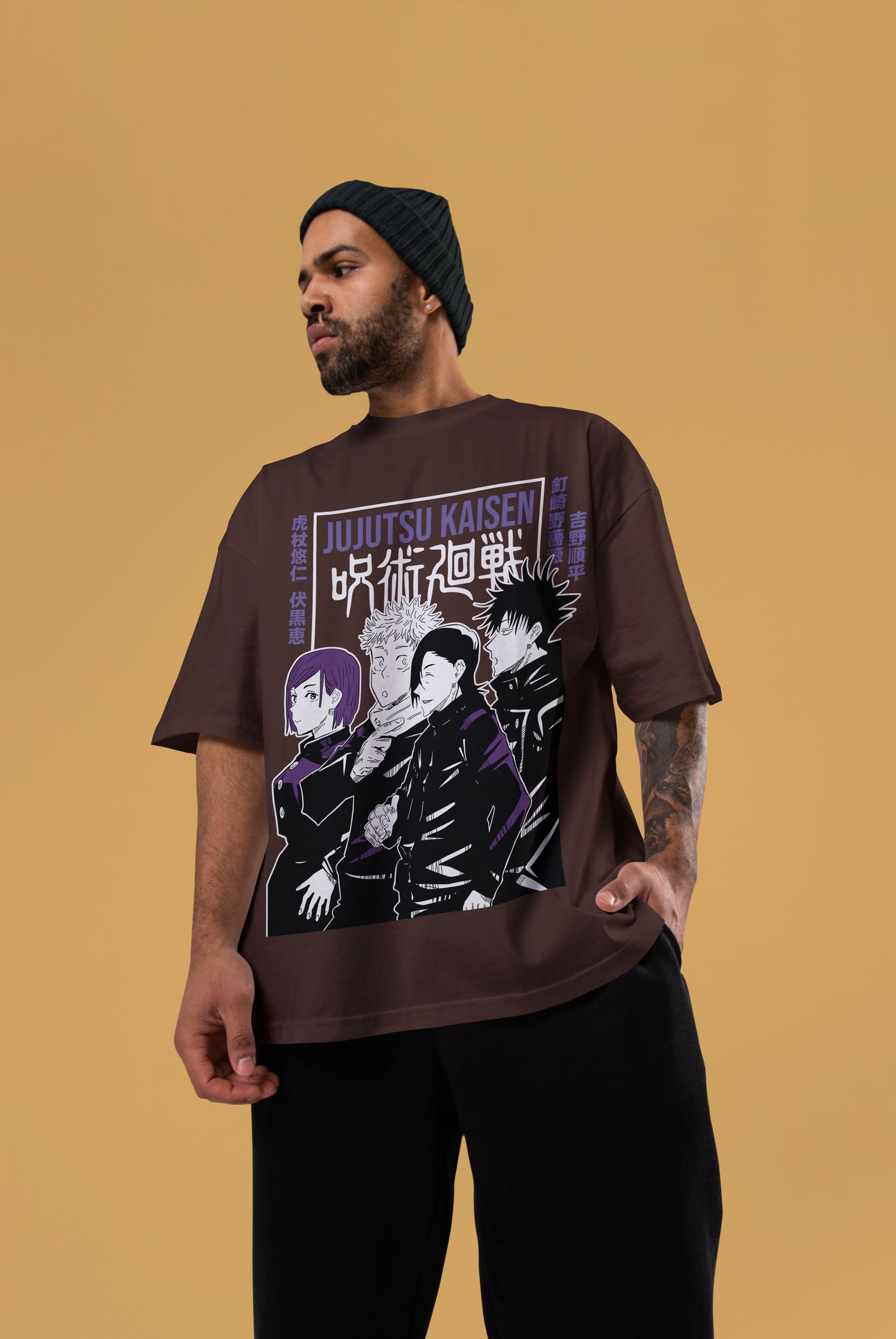 Jujutsu Kaisen Squad Oversized Tee | Jujutsu Kaisen Edition