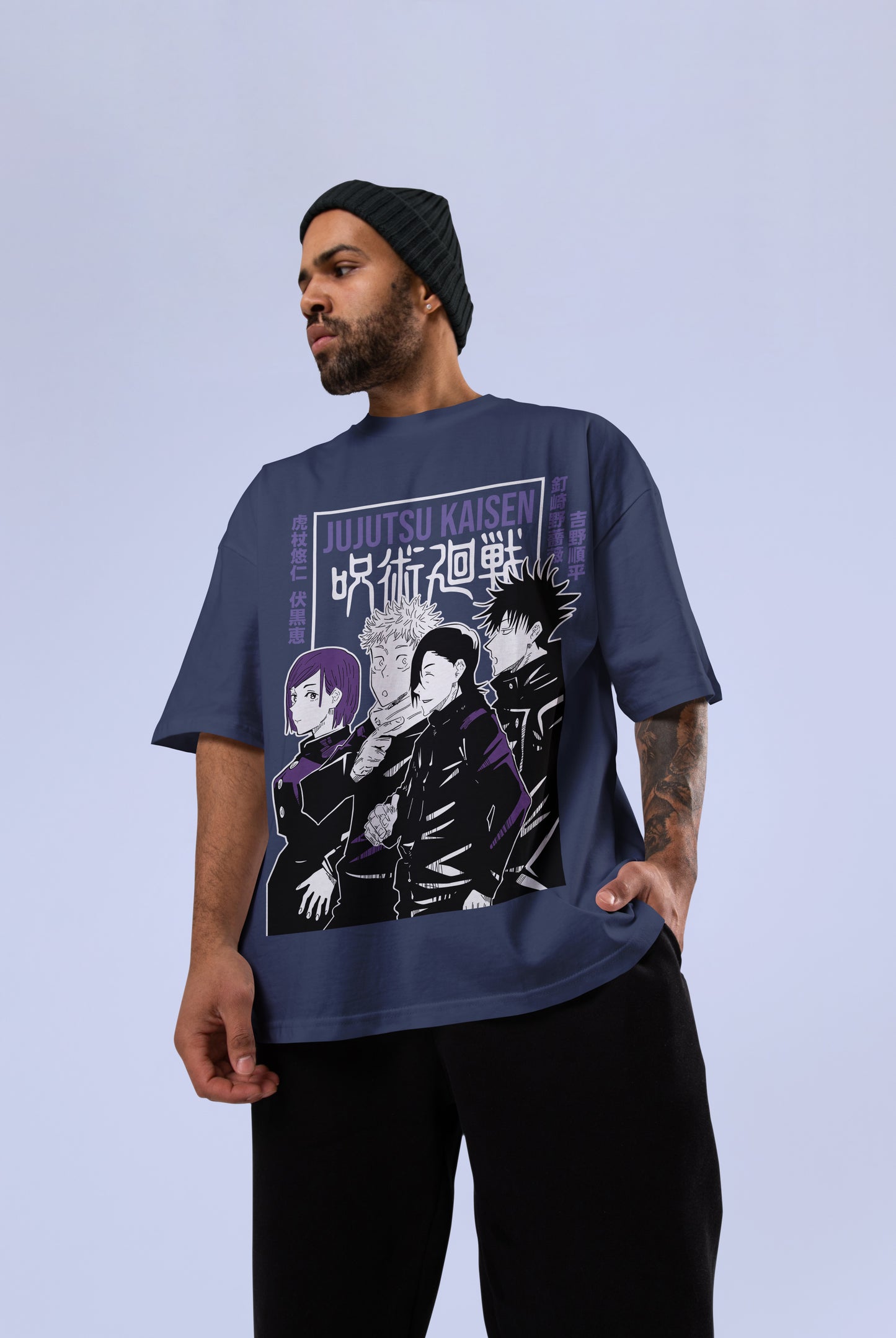 Jujutsu Kaisen Squad Oversized Tee | Jujutsu Kaisen Edition