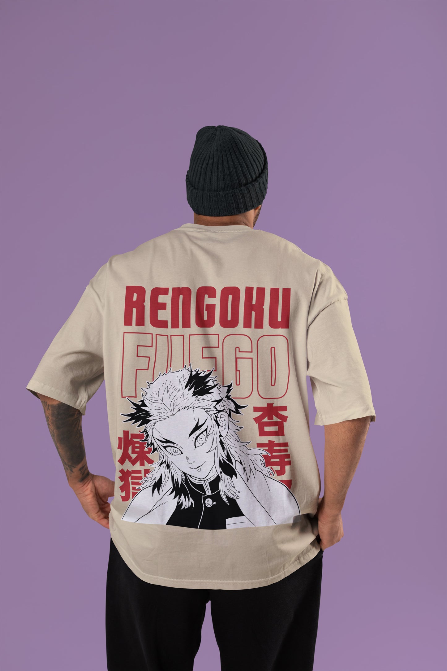 Demon Slayer - Kyojuro Rengoku Oversized T-Shirt