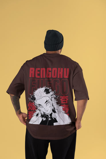 Demon Slayer - Kyojuro Rengoku Oversized T-Shirt