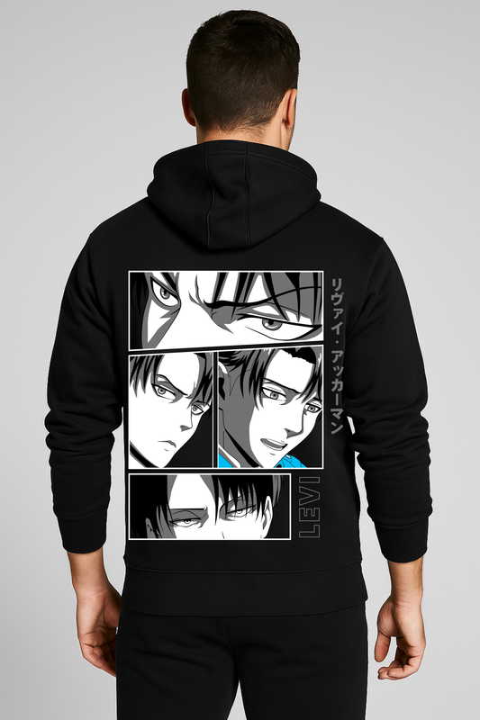 AOT - LEVI ACKERMAN PREMIUM HOODIE