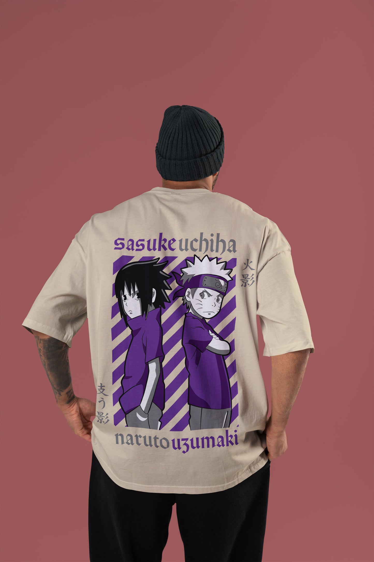 Naruto - Naruto X Sasuke Oversized T-Shirt