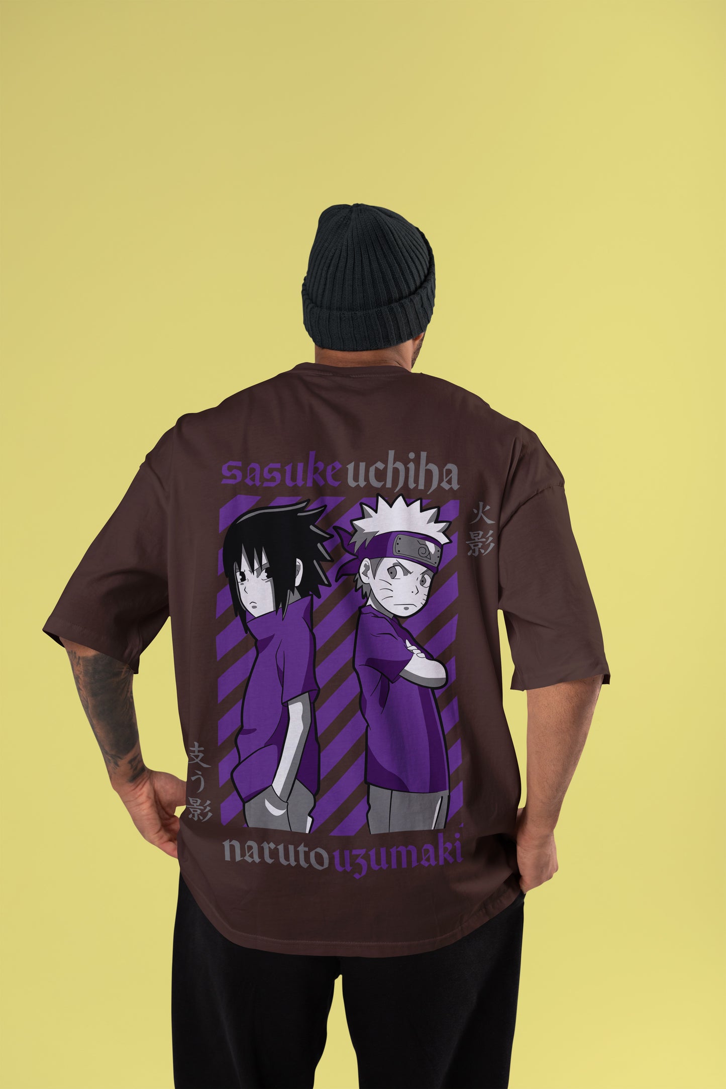 Naruto - Naruto X Sasuke Oversized T-Shirt