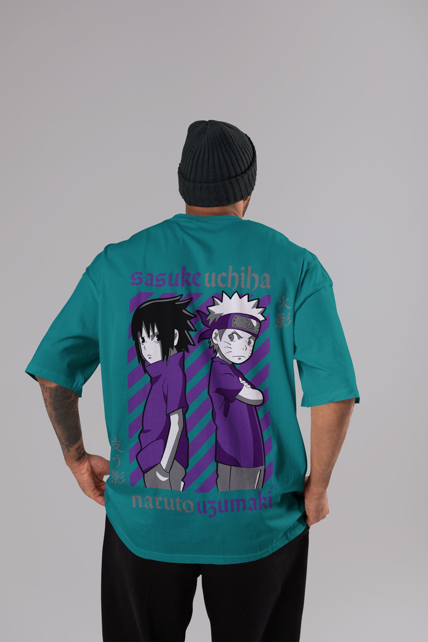 Naruto - Naruto X Sasuke Oversized T-Shirt