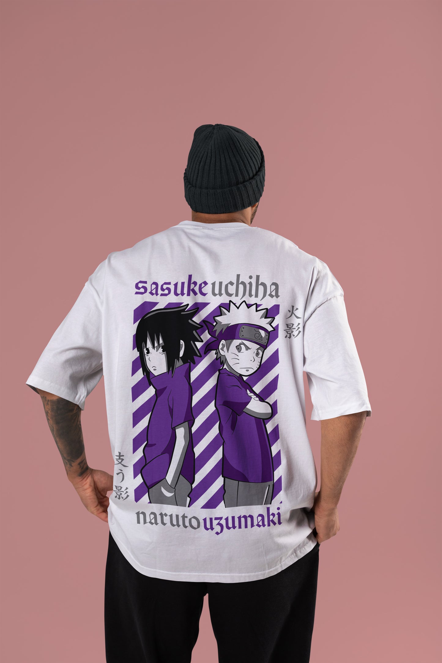 Naruto - Naruto X Sasuke Oversized T-Shirt