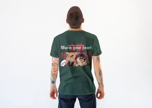 Demon Slayer - Rengoku & Tanjiro Spiritual Bond T-Shirt