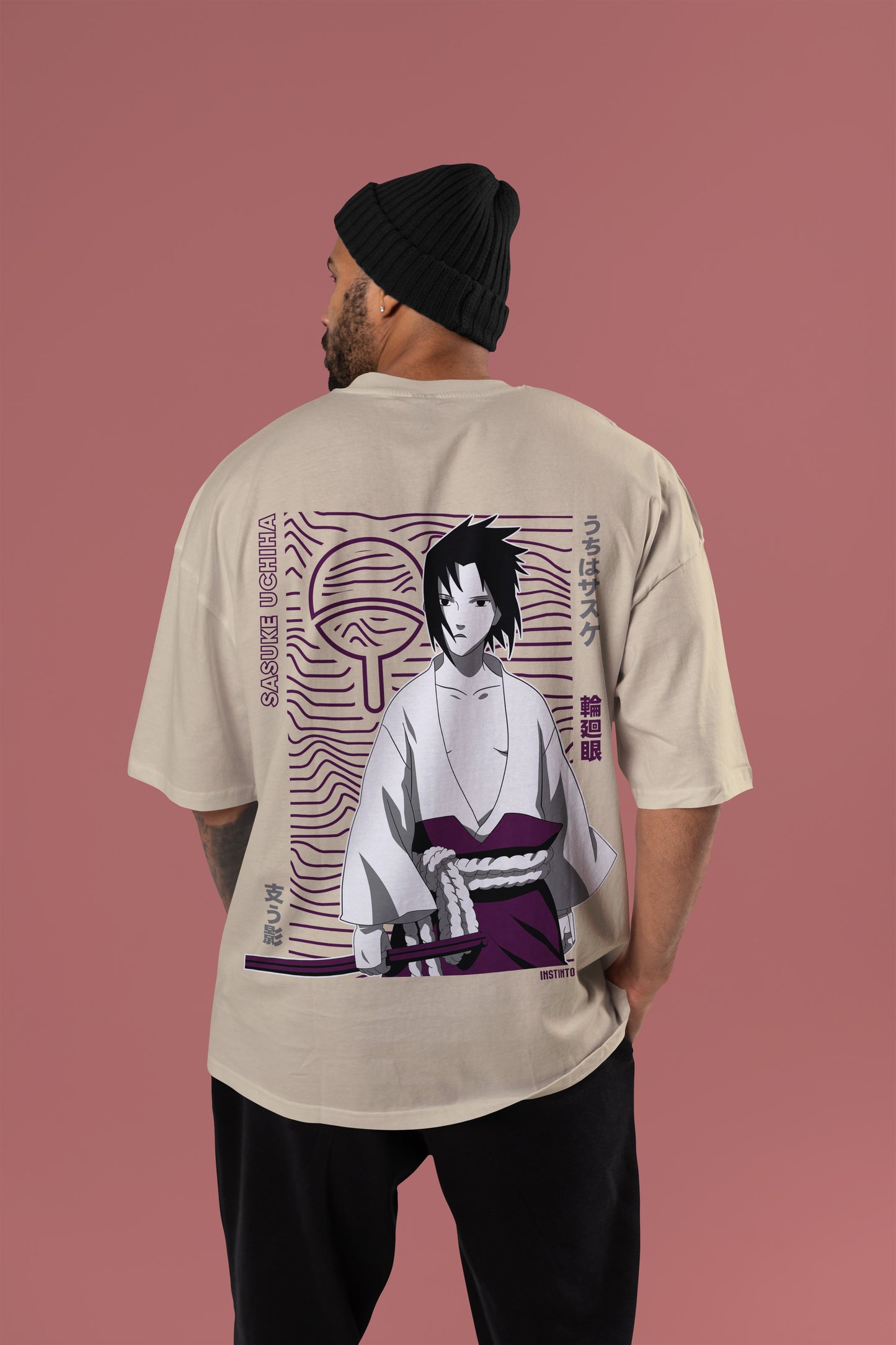 Naruto - Sasuke Curse Oversized T-Shirt
