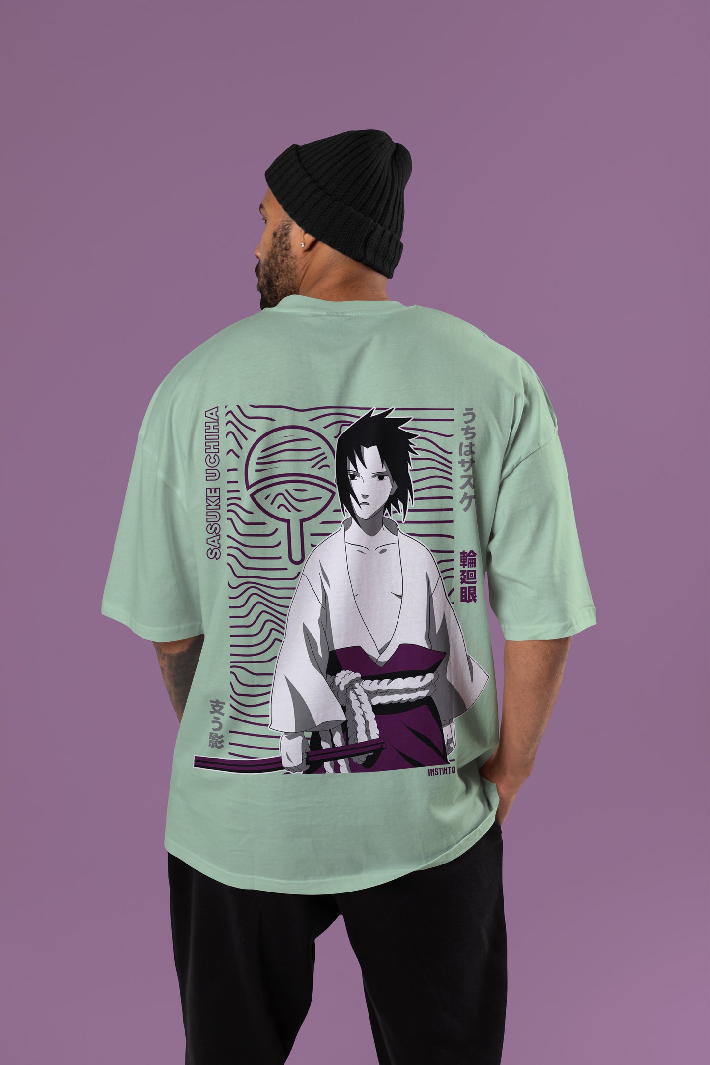 Naruto - Sasuke Curse Oversized T-Shirt