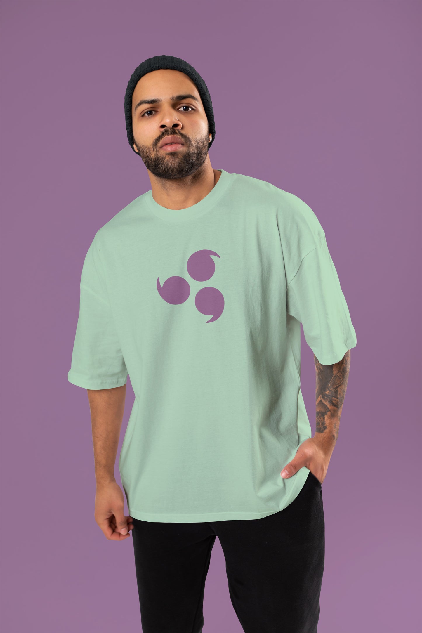 Naruto - Sasuke Curse Oversized T-Shirt