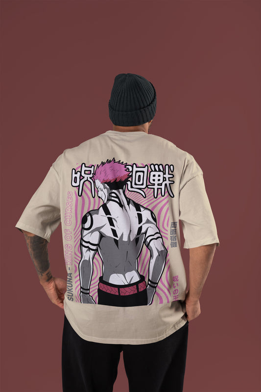 Cursed Royalty – Ryoumen Oversized Tee | Jujutsu Kaisen Edition