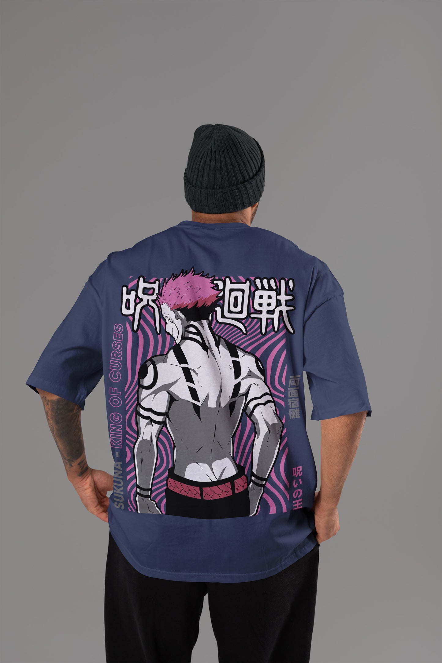 Cursed Royalty – Ryoumen Oversized Tee | Jujutsu Kaisen Edition