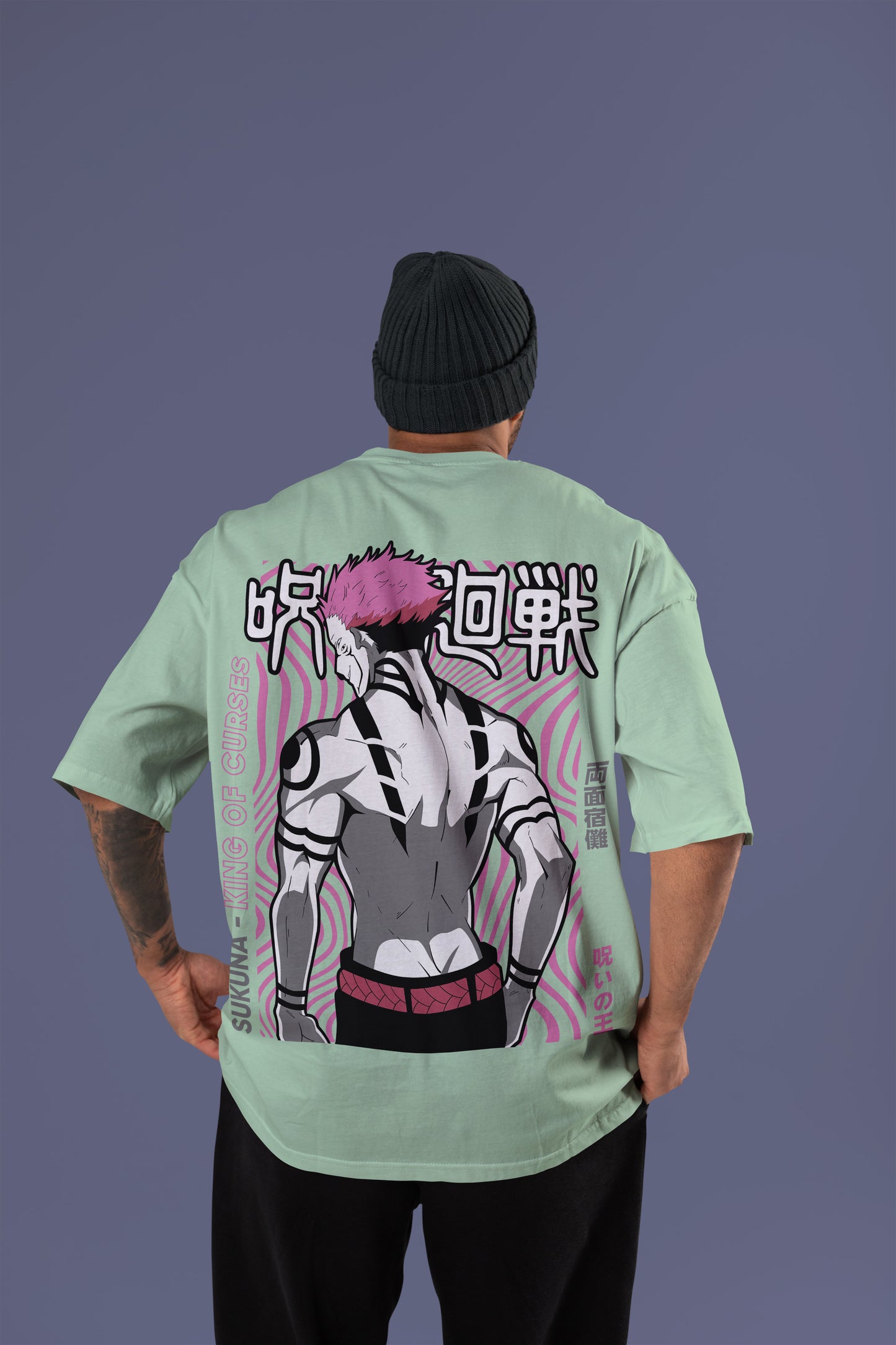 Cursed Royalty – Ryoumen Oversized Tee | Jujutsu Kaisen Edition