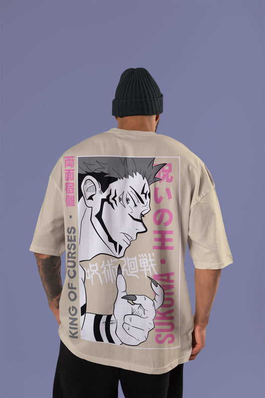 Ryoumen Sukuna Oversized Tee | Jujutsu Kaisen Edition
