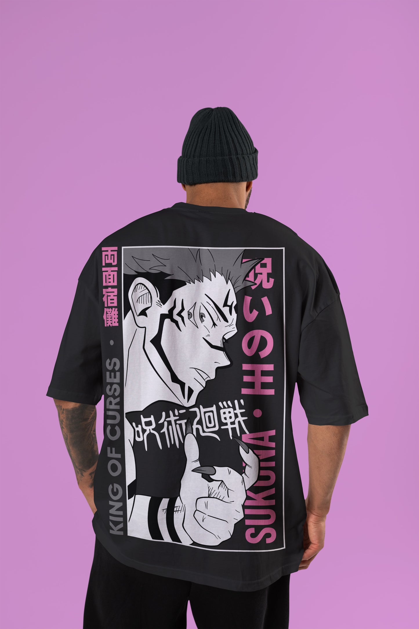 Ryoumen Sukuna Oversized Tee | Jujutsu Kaisen Edition