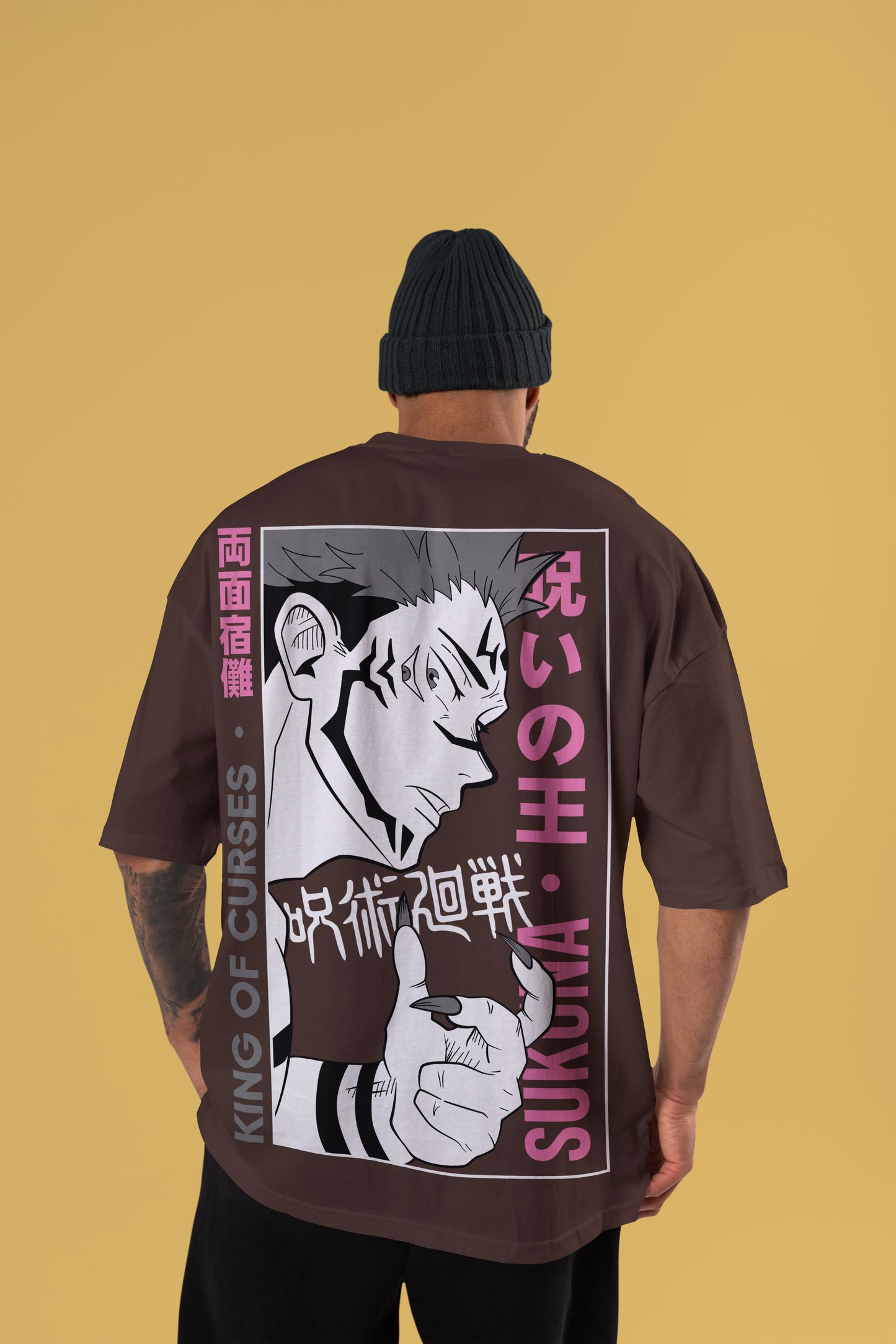 Ryoumen Sukuna Oversized Tee | Jujutsu Kaisen Edition