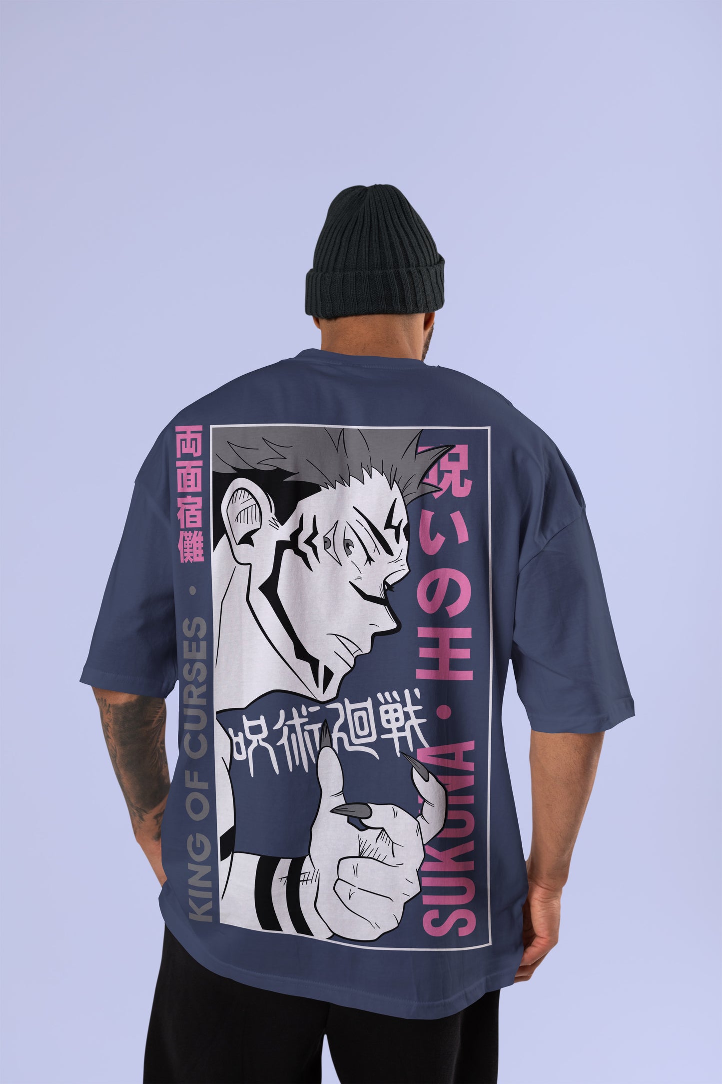 Ryoumen Sukuna Oversized Tee | Jujutsu Kaisen Edition