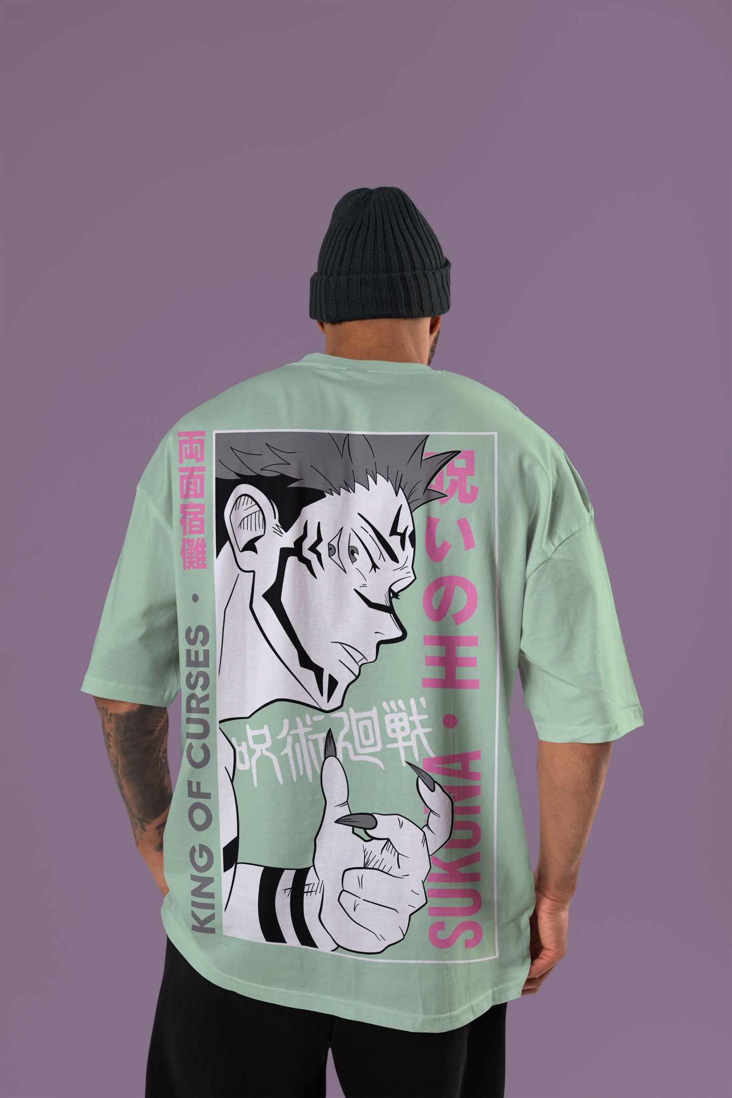 Ryoumen Sukuna Oversized Tee | Jujutsu Kaisen Edition