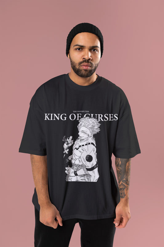 Cursed King Sukuna Oversized Tee | Jujutsu Kaisen Edition