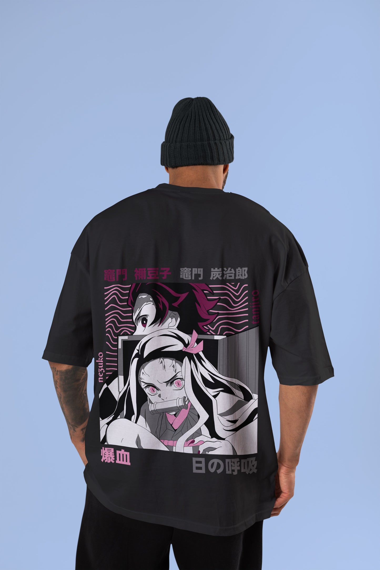 Demon Slayer - Tanjiro & Nezuko Oversized T-Shirt