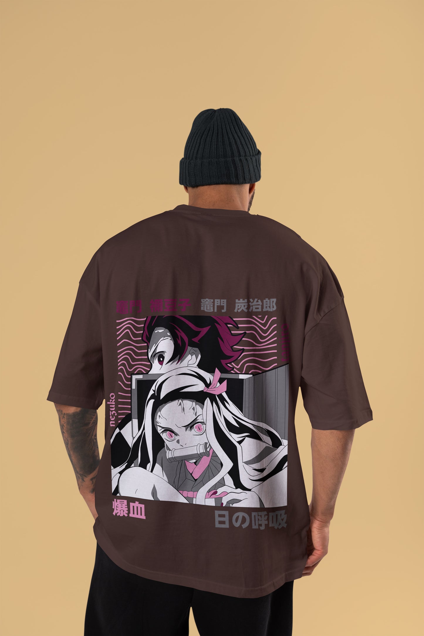 Demon Slayer - Tanjiro & Nezuko Oversized T-Shirt