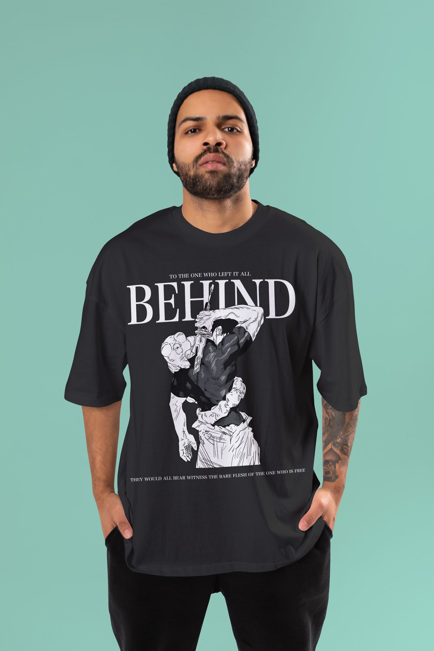 BEHIND – Toji Fushiguro Oversized Tee | Jujutsu Kaisen Edition