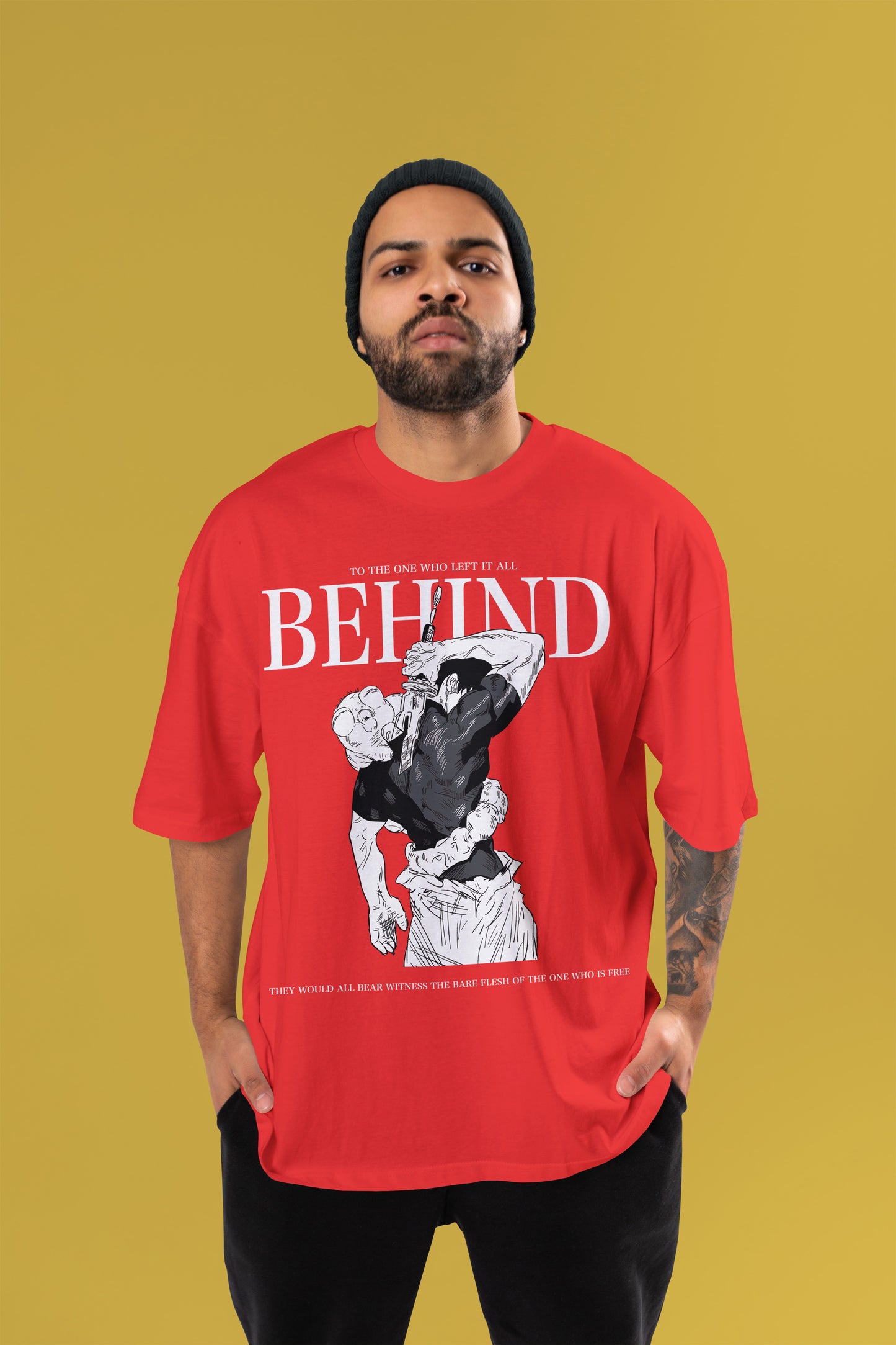 BEHIND – Toji Fushiguro Oversized Tee | Jujutsu Kaisen Edition