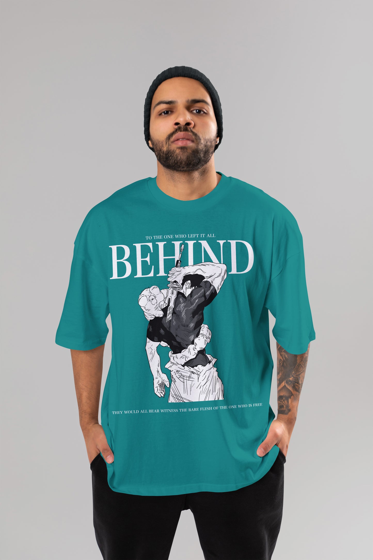 BEHIND – Toji Fushiguro Oversized Tee | Jujutsu Kaisen Edition